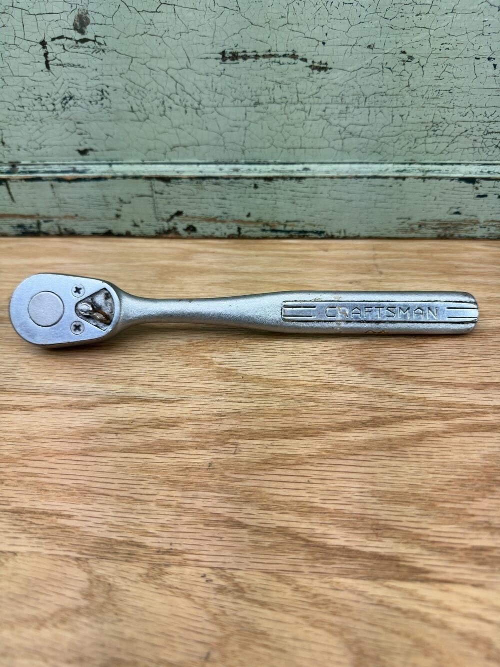 Vintage Craftsman 1/2" Drive Ratchet Model 4497 =V= Series Oil Port USA 1950s